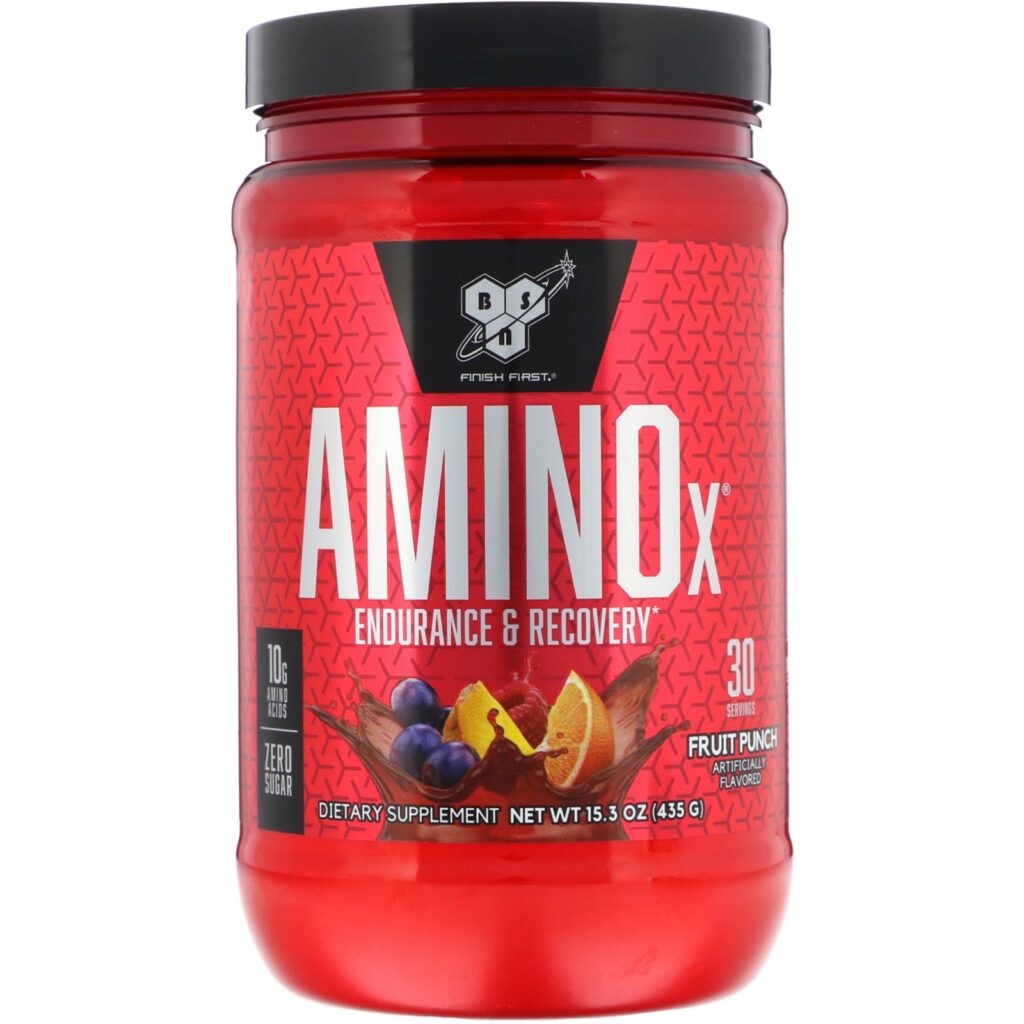 BSN, AminoX, Endurance & Recovery, Fruit Punch, 15.3 oz (435 g) Team