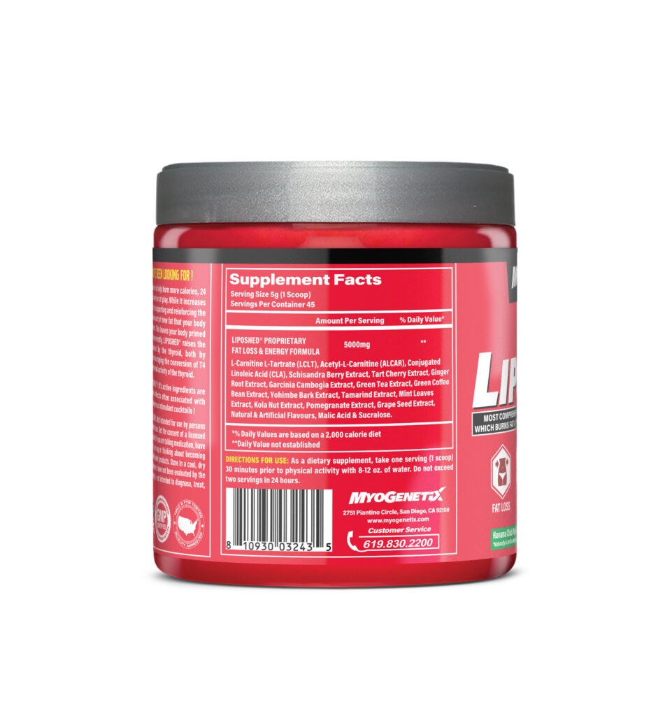 LIPOSHED® 7.9 Oz. (45 Servings) Havana Club Mojito Flavour Team Forever